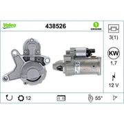 Valeo Starter Motor 12V 1.7kW 12 Teeth 438526