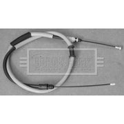 Borg & Beck Handbrake Cable Left Rear BKB3740
