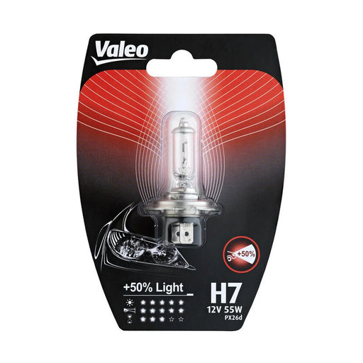 Valeo H7 Bulb Blister +50% Light 032518 032518