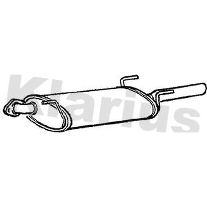 Klarius Box With Tail Pipe Rear GM304E