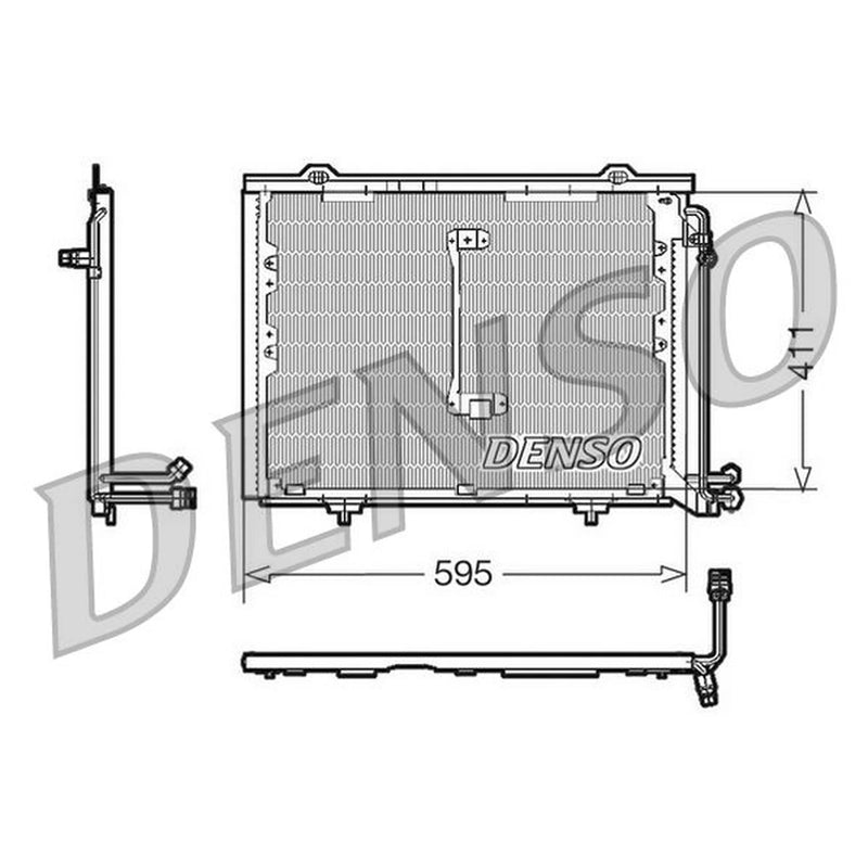 Denso Air Conditioning Condenser DCN17013