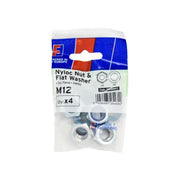 ForgeFix Nyloc Nut & Washer M12 ForgePack 4 - FPKNNW12