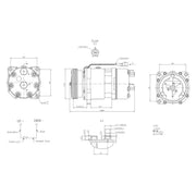 Hella Air Conditioning Compressor 8FK 366 200-991