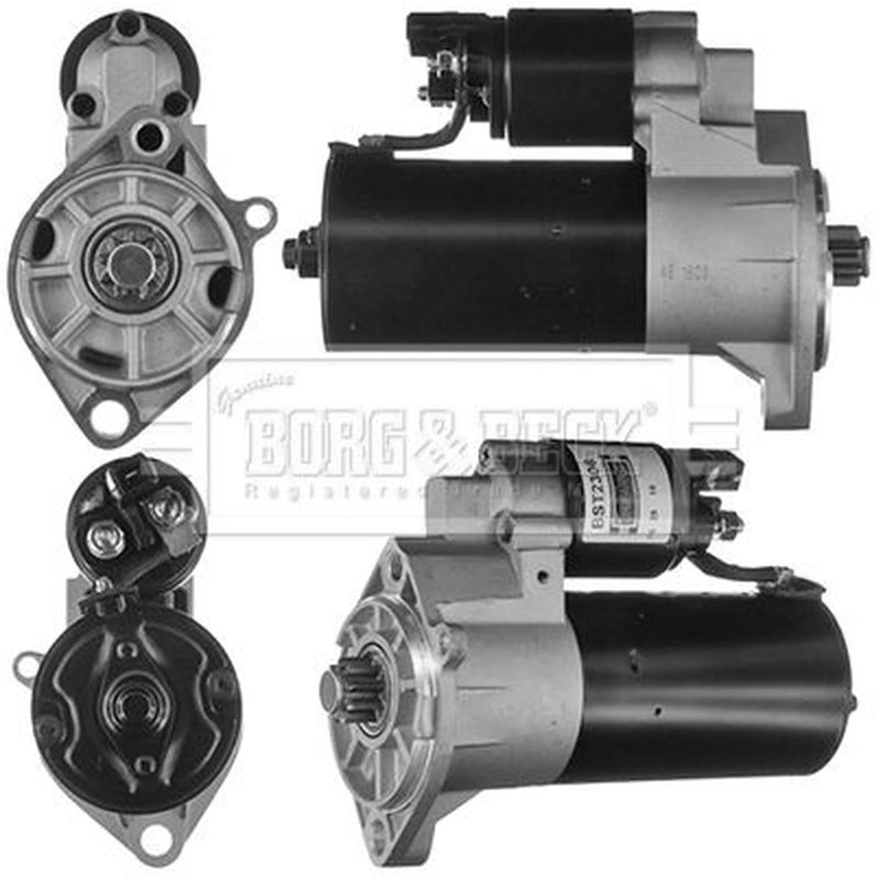 Borg & Beck Starter Motor 12V 2kW 9 Teeth BST2306
