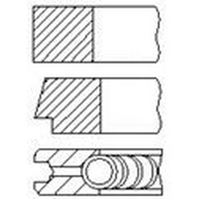 FAI Piston Ring Kit (1CYL) PR5-000 71752642 PR5-000