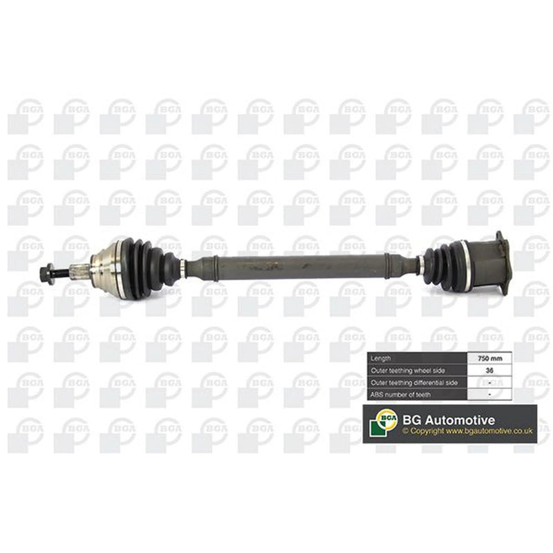BGA CV Drive Shaft Driveshaft Front Right DS0100R