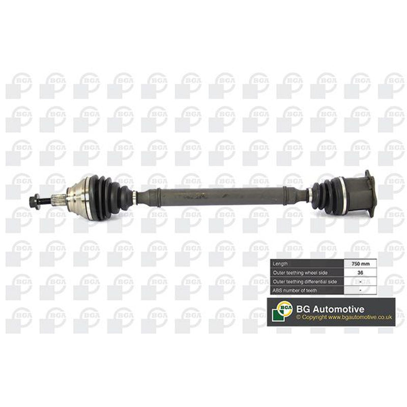BGA CV Drive Shaft Driveshaft Front Right DS0100R