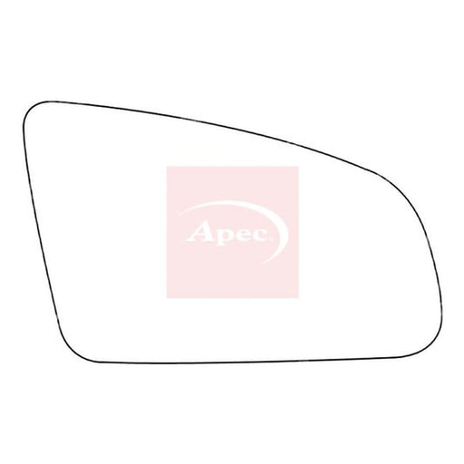 Apec Exterior Wing Mirror Glass Right AMS2086