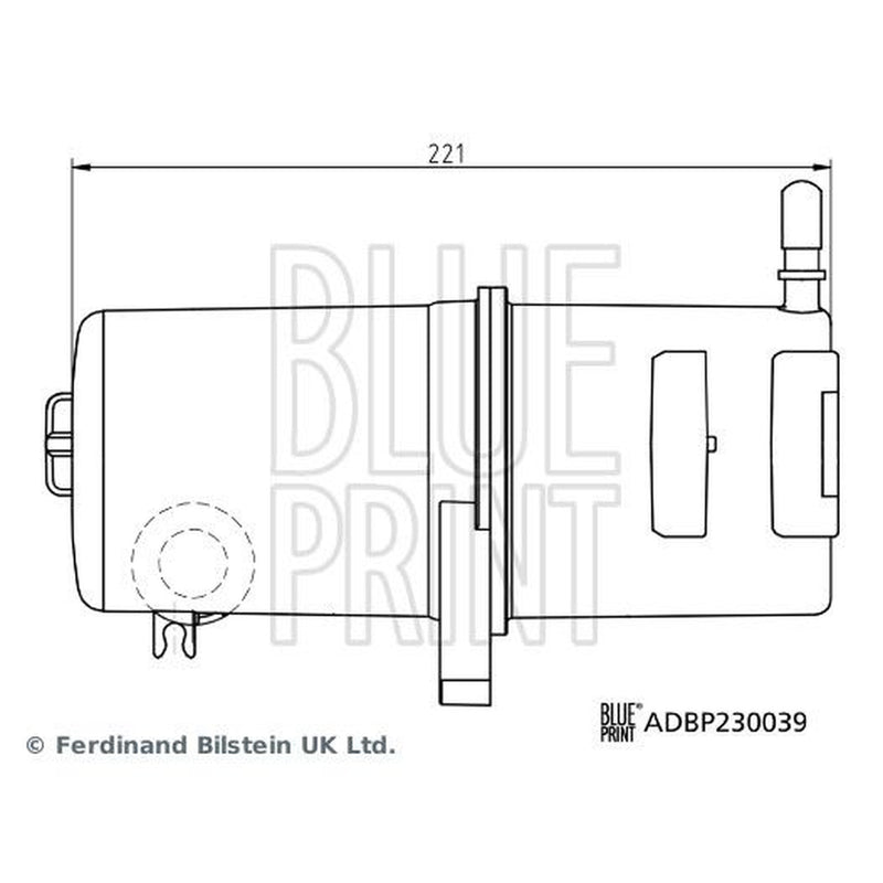 Blue Print Fuel Filter Element ADBP230039