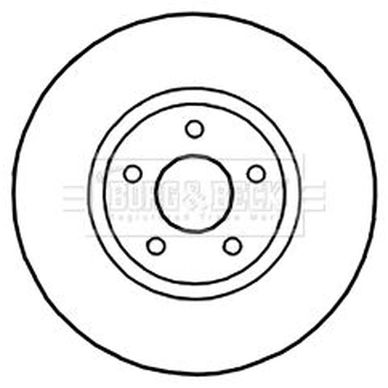Borg & Beck Front Brake Discs BBD5218