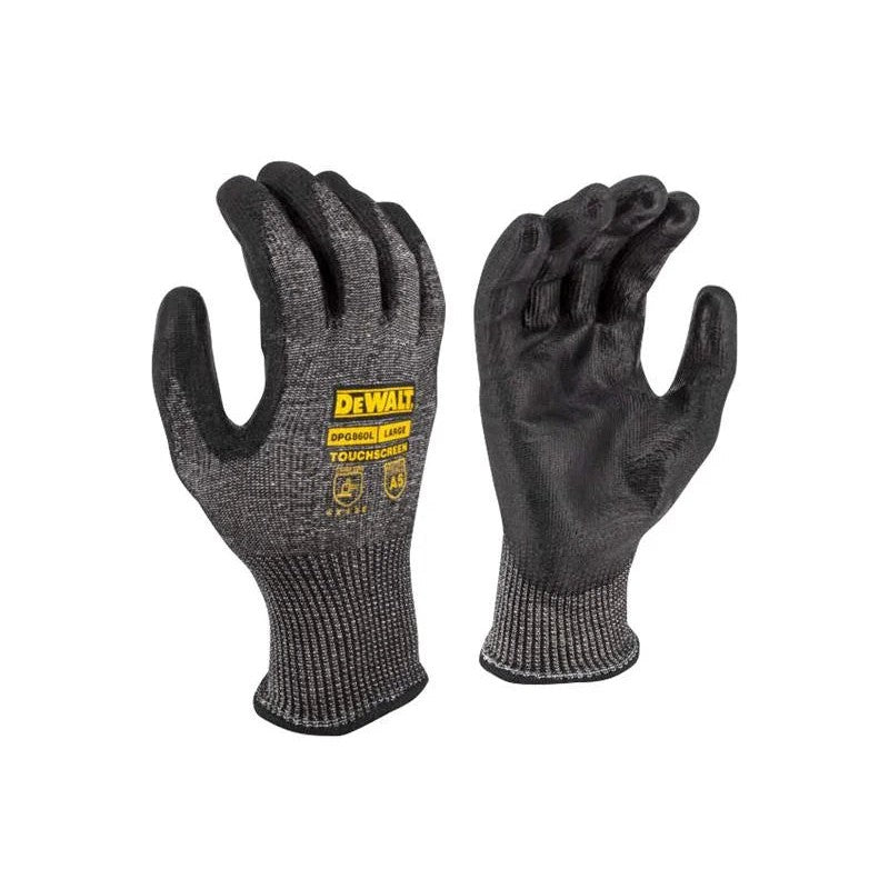 DEWALT Power Tools Cut D Touchscreen Gloves - L (Size 9) - DPG860L EU