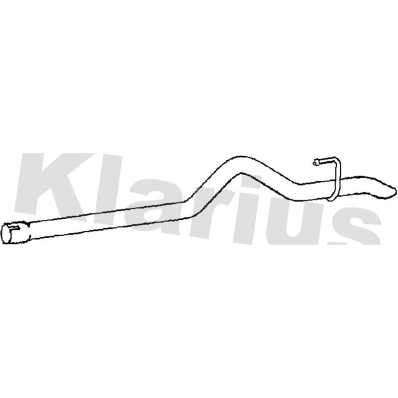 Klarius Exhaust Pipe OD VW851J