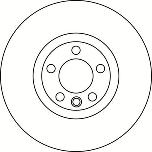 Abtex 2 x Vented Front Brake Discs BD2005V