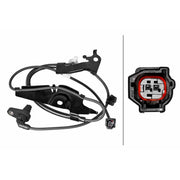 Hella ABS Wheel Speed Sensor Front 6PU 358 219-231
