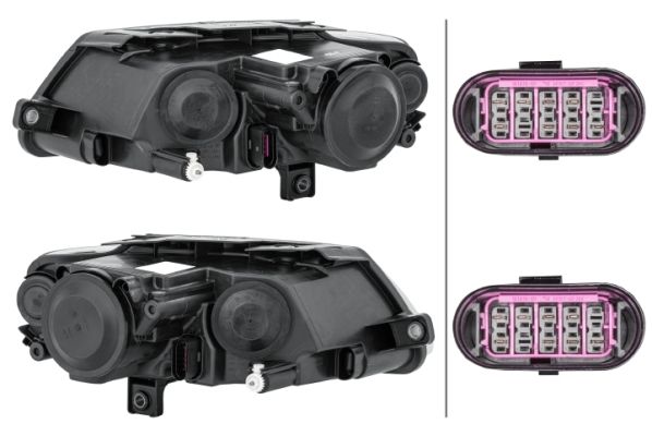 Hella Headlight Set Right fits VW Passat B6 Passat B6 Estate 1EL 247 014-831