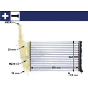 Mahle Engine Radiator CR 346 000S