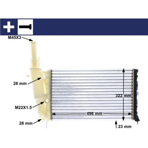 Mahle Engine Radiator CR 346 000S