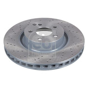 Febi 2 x Perforated/Vented Front Brake Discs 26407