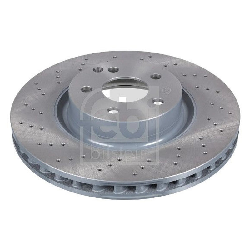Febi 2 x Perforated/Vented Front Brake Discs 26407