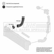 First Line Intercooler Turbo Charge Air Hose FTH1349