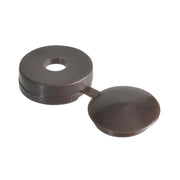 ForgeFix Hinged Cover Cap Dark Brown No. 10-12 Bag 100 - 100HCC1L