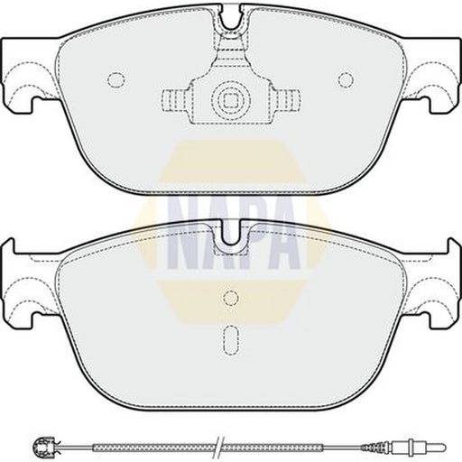 NAPA Front Brake Pad Set NBP1305