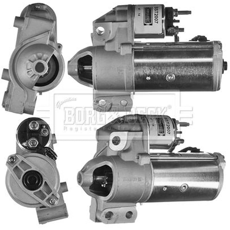 Borg & Beck Starter Motor 12V 1.5kW 10 Teeth BST2007