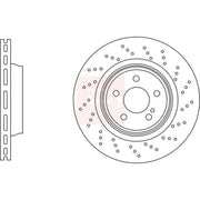 Apec 2 x / Rear Brake Discs DSK3294