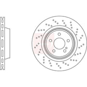 Apec 2 x / Rear Brake Discs DSK3294
