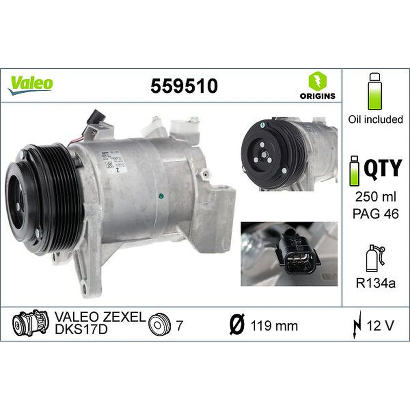 Valeo Air Conditioning Compressor 559510