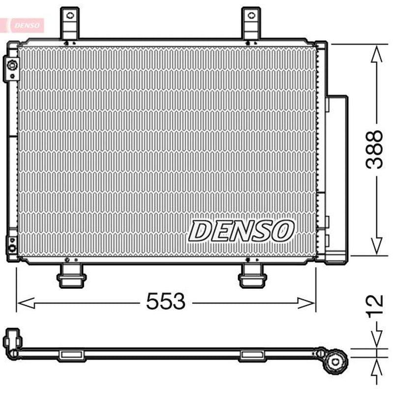 Denso Air Conditioning Condenser DCN47007