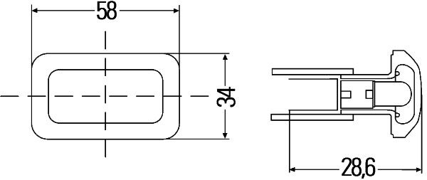 Hella 2BM 003 647-021 Auxiliary Direction Indicator