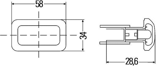 Hella 2BM 003 647-021 Auxiliary Direction Indicator
