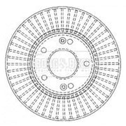 Borg & Beck 2 x Vented Front Brake Discs BBD4495