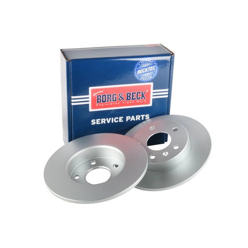 Borg & Beck 2 x Rear Brake Discs BBD4114