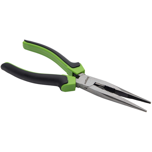 Sealey Long Nose Pliers 200mm (Black/Green)