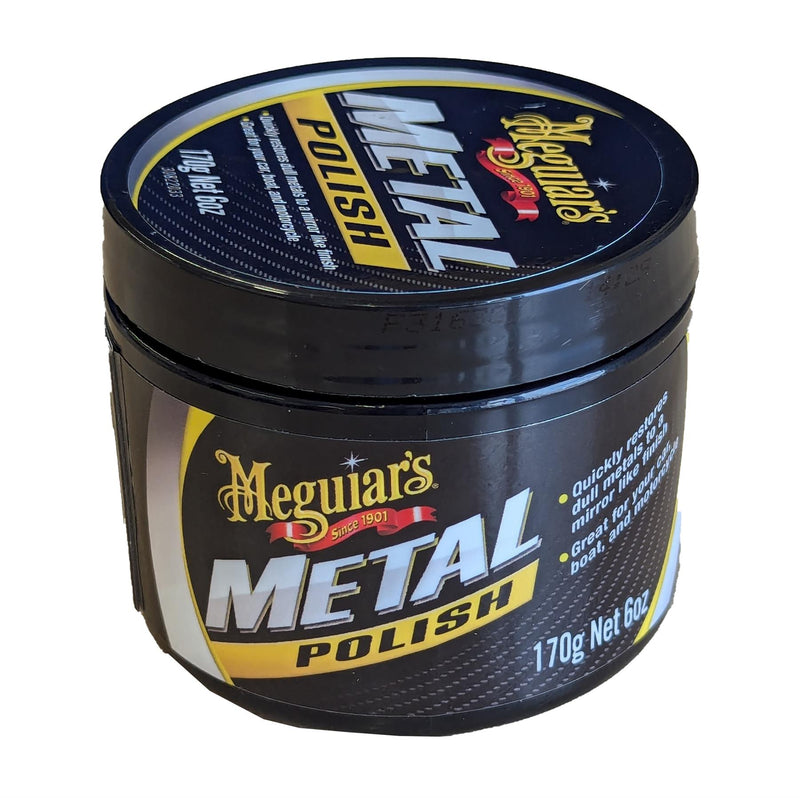 Meguiar's G1211600EU All Metal Polish 170g - Mirror-Bright Finish
