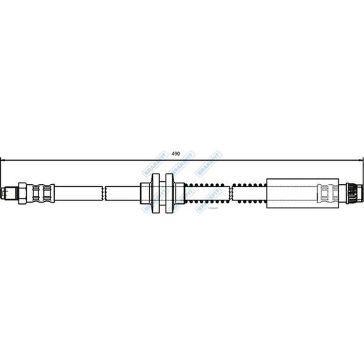 Apec Brake Hydraulic Hose Line Front BHO4115