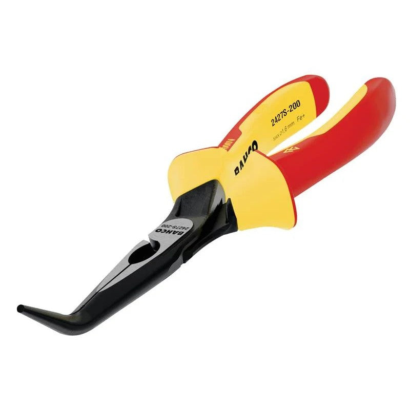 Bahco 2427S ERGO™ Insulated Bent Nose Pliers 160mm (6.1/4in) - 2427 S-160