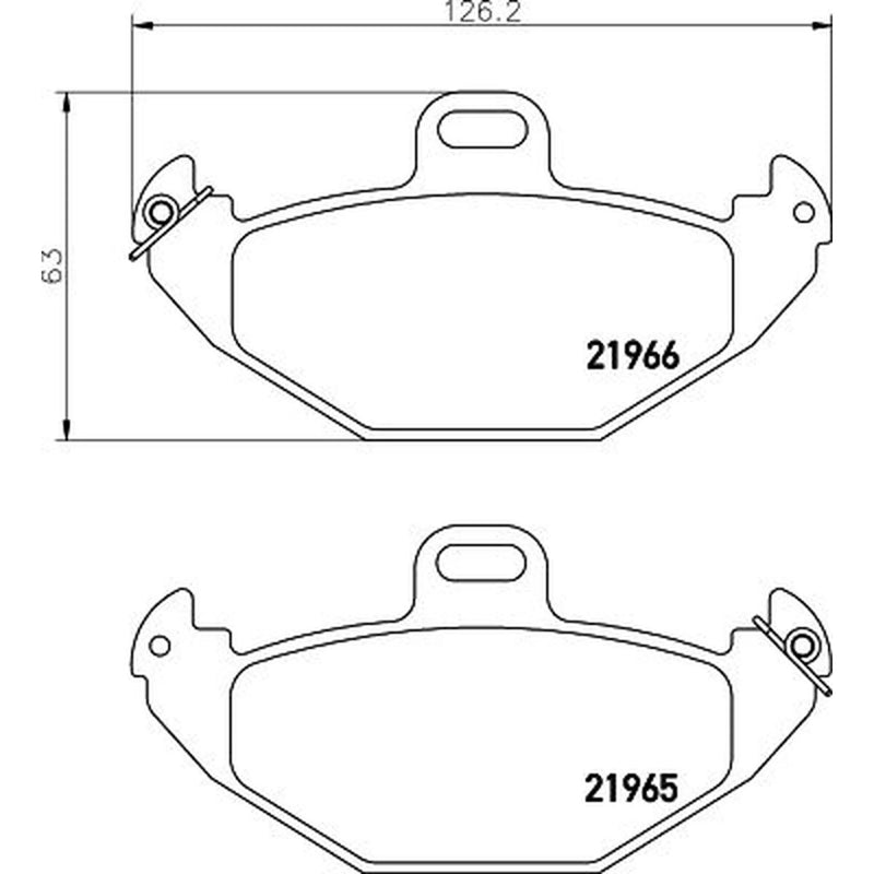 Mintex Rear Brake Pad Set MDB1925