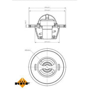 NRF Thermostat,Coolant 725155