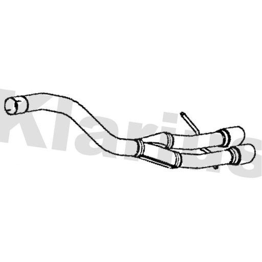 Klarius Exhaust Pipe OD VW959B