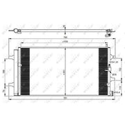 NRF Air Conditioning Condenser 350069