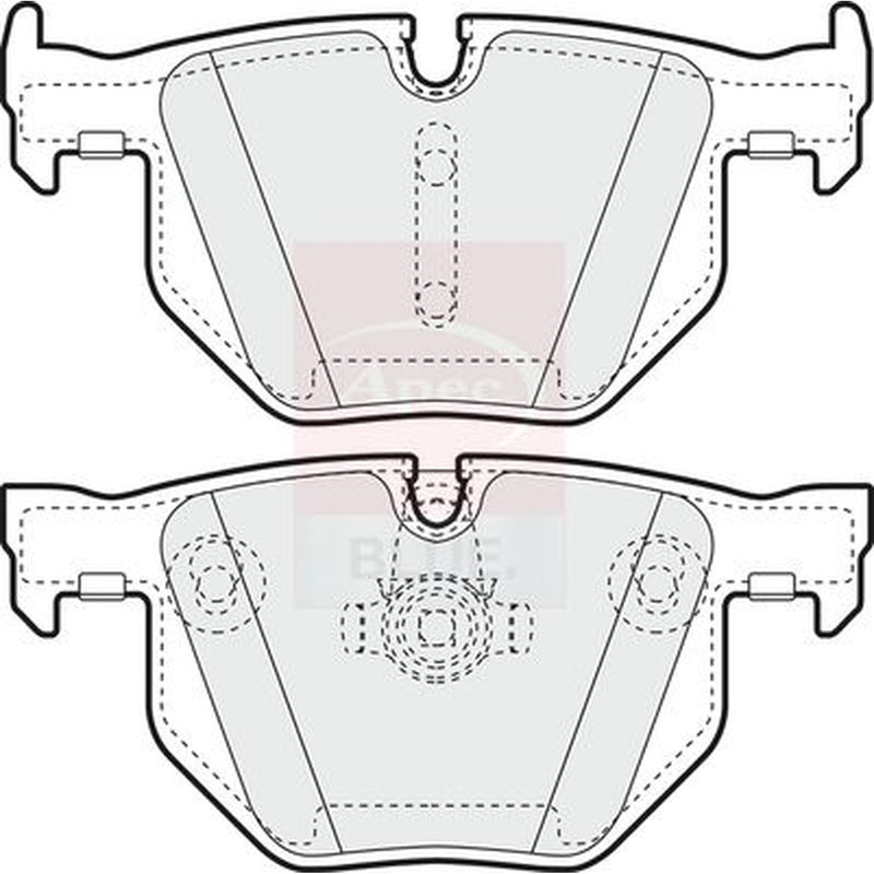 Apec Rear Brake Pad Set PD3154