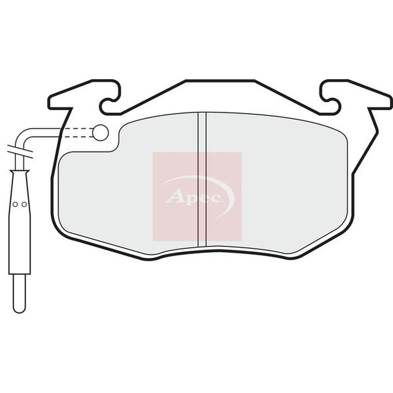 Apec Front Brake Pad Set PAD713