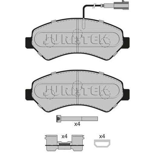 Juratek Front Brake Pad Set JCP022