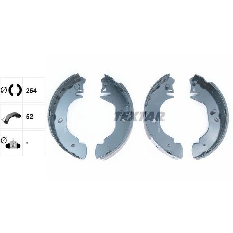 Textar Brake Shoe Set Axle Kit 91044100