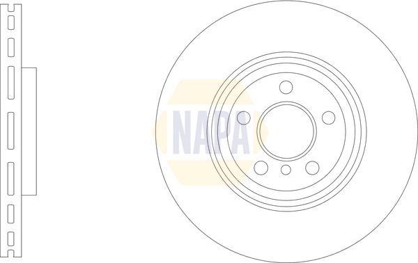 NAPA Front Vented & Rear Vented Brake Discs & Pads fits BMW MINI