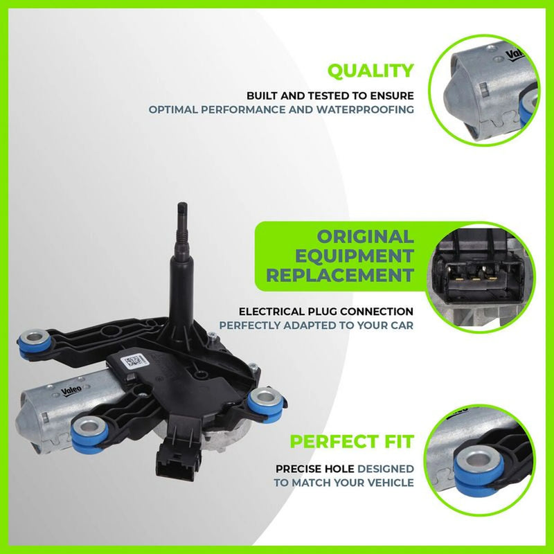 Valeo Front/Rear Wiper Motor Rear 582707
