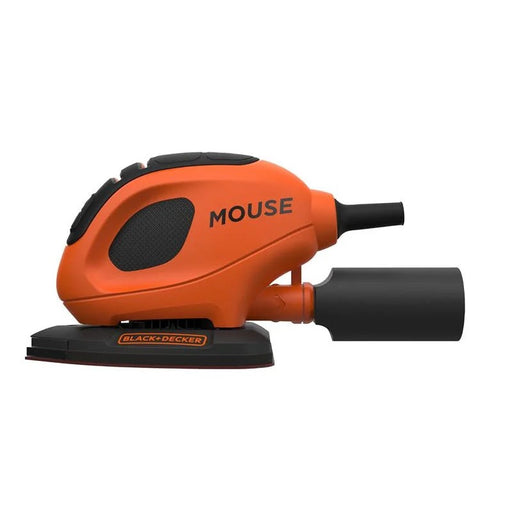 Black + Decker 55W Mouse Sander + 6 Sanding Sheets - BEW230-GB